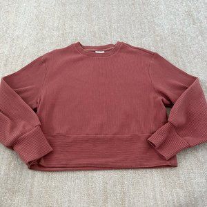 Varley Ribbed Pullover Sweatshirt M
